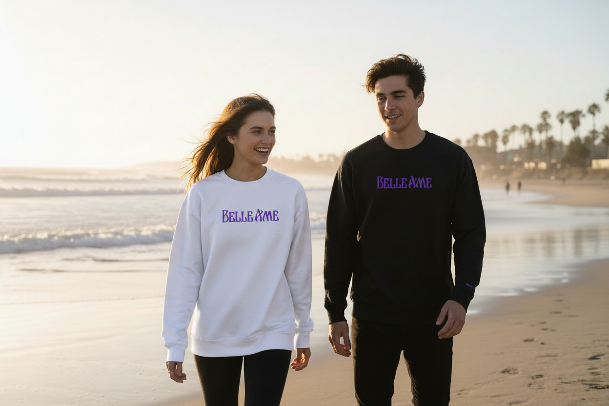 Belle Âme Signature Crew - California Beach Lifestyle