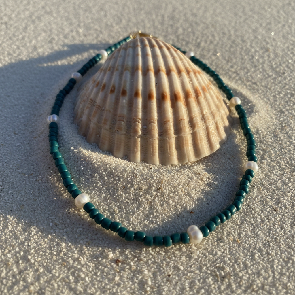 Emerald Pearl — Sand & Seashell
