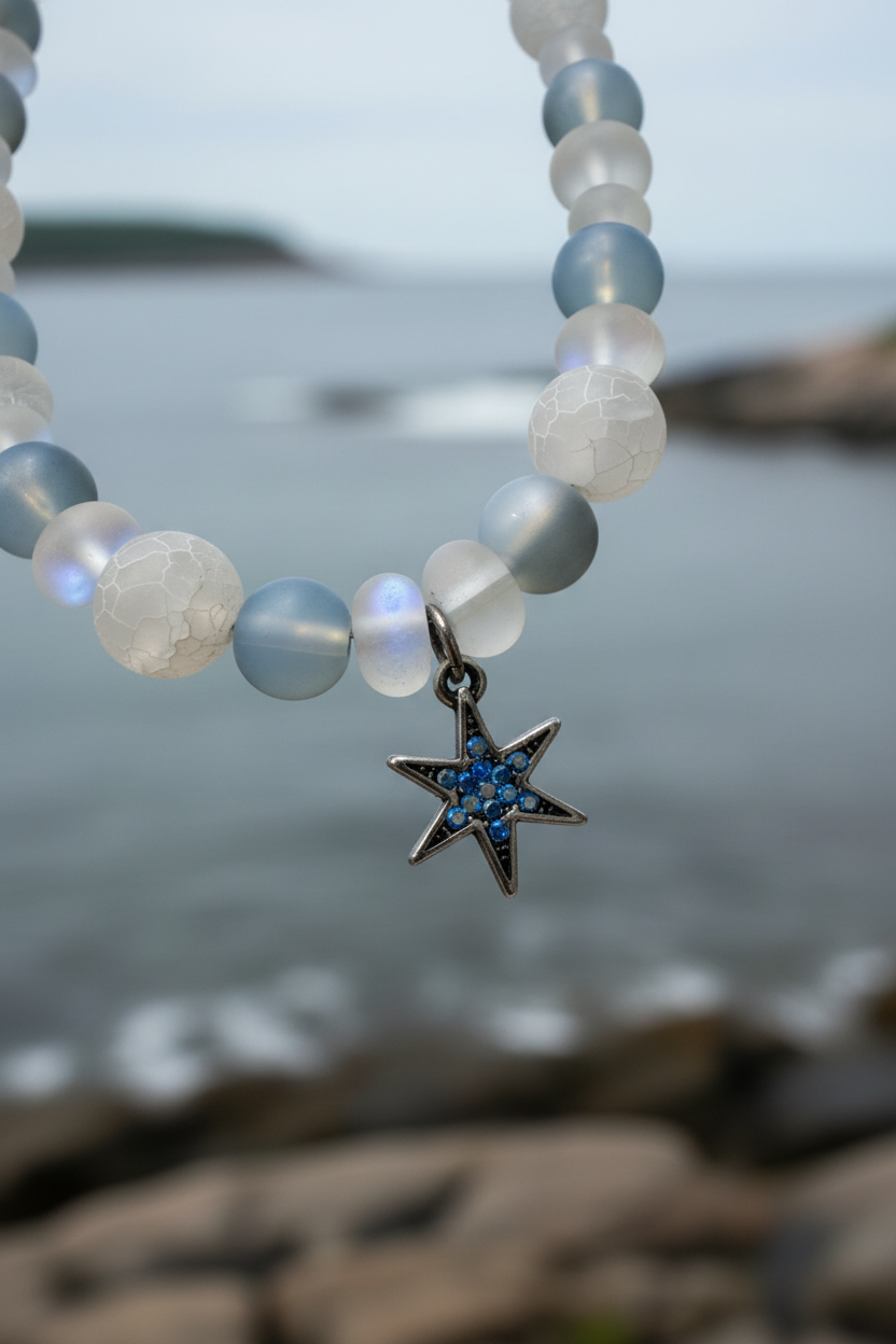 Seafoam Close-Up — Maine Background Swap